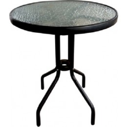 SICILY METAL TABLE ROUND Φ70ΕΚ BLACK TAB-70BL