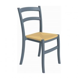 Tiffany S dark grey chair PP 45x51x85cm 20.0056