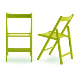 Tre Wooden Folding Chair 42.5X47.5X79cm green 01L.SST.VERD.ΤΕ