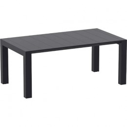 Vegas extract table black PP 100x180/220cm 20.0576