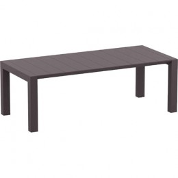 Vegas extract table brown PP 100x180/220cm 53.0235