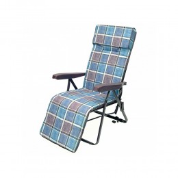RELAX ARMCHAIR - METAL BED MULTI/PLUS SEATS BLUE 58X55-72XH40/100cm 152-0125-1