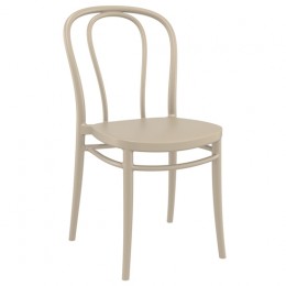 Victor beige chair PP 45x52x85cm 20.0311