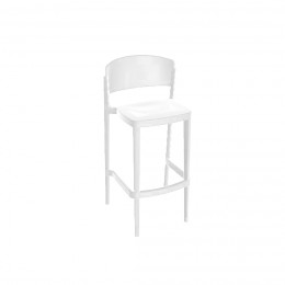 Abuela Stool 77 bar stool Technopolymer WHITE 15821-56874
